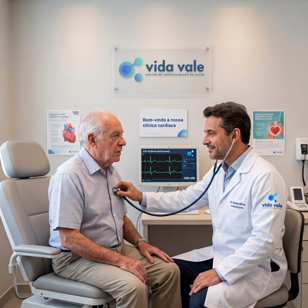 Cardiologia: como o acompanhamento cardiológico protege o seu coração antes do primeiro susto 1 cardiologista clinica vida vale taubate